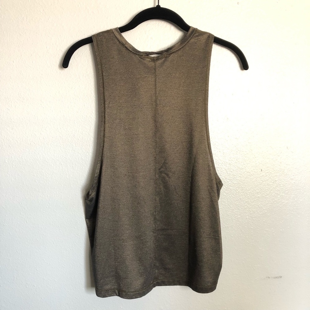 🌸 SOLD 🌸 Lululemon Shimmer Gold Tank Top - Picture 6 of 9